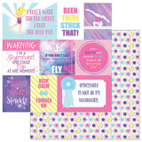 Photo Play, I Love Gymnastics Collection, 12X12 Double-Sided Patterned Paper, Gymnast Cards