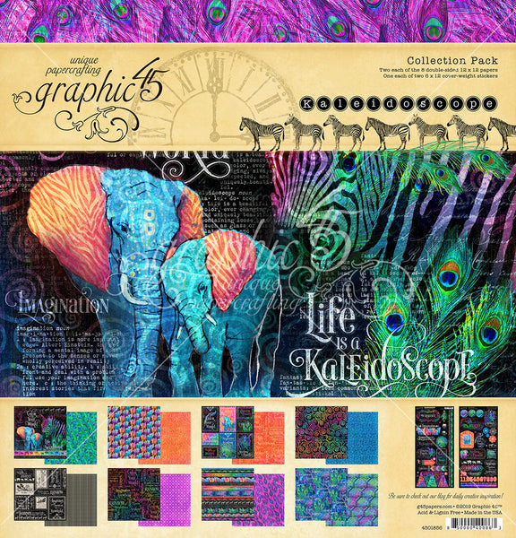 Graphic 45, 12X12 Collection Pack, Kaleidoscope