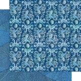 Graphic 45, Ocean Blue, Double-Sided Cardstock 12"X12", Kauai
