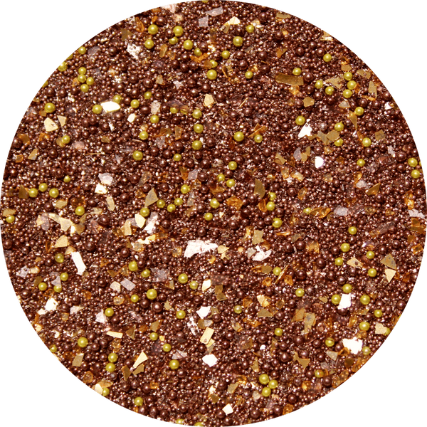 Art Glitter, Brown, Glitter, 1/4 oz. Jar - Scrapbooking Fairies