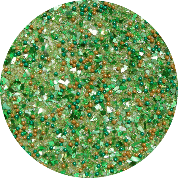 Art Glitter, Green, Glitter, 1/4 oz. Jar - Scrapbooking Fairies
