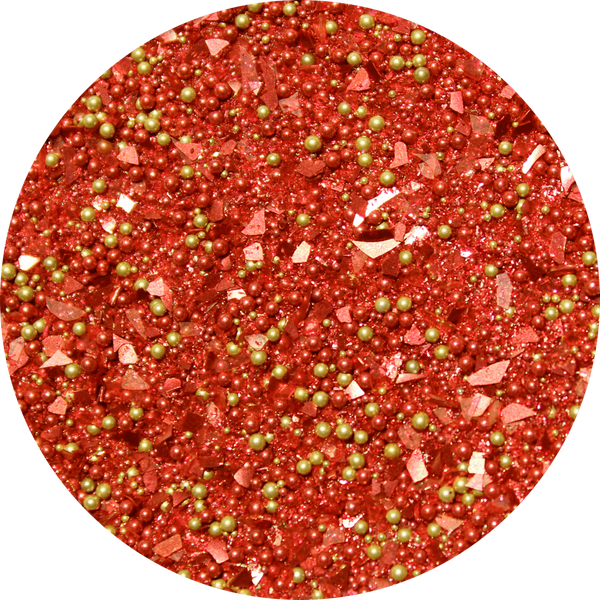 Art Glitter, Gala Glitz Red, Glitter, 1/4 oz. Jar - Scrapbooking Fairies