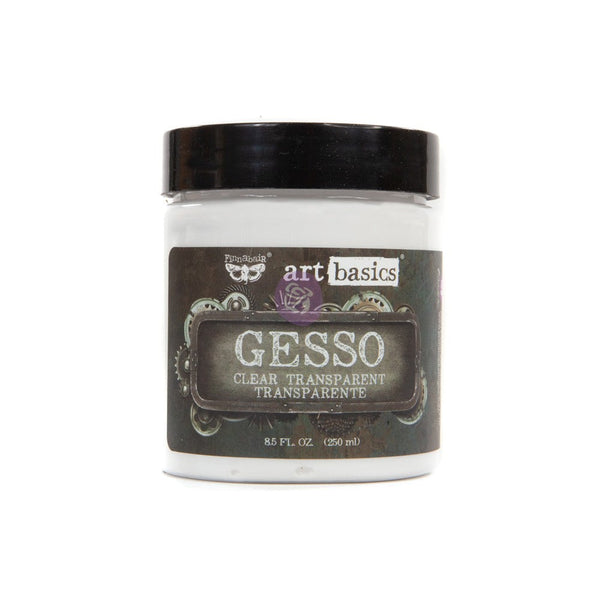 Prima, Finnabair Art Basics Gesso 8.5oz Jar, Clear