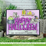 Lawn Fawn, Lawn Cuts Custom Craft Dies, Giant Happy Halloween