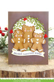 Lawn Fawn, Lawn Cuts Custom Craft Die, Gingerbread Friends