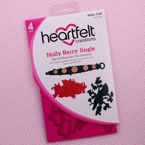Heartfelt Creations, Holly Berry Jingle Die - Scrapbooking Fairies