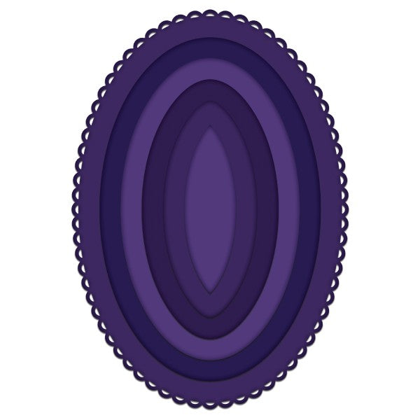 Heartfelt Creations, Eyelet Oval & Basics Small Die