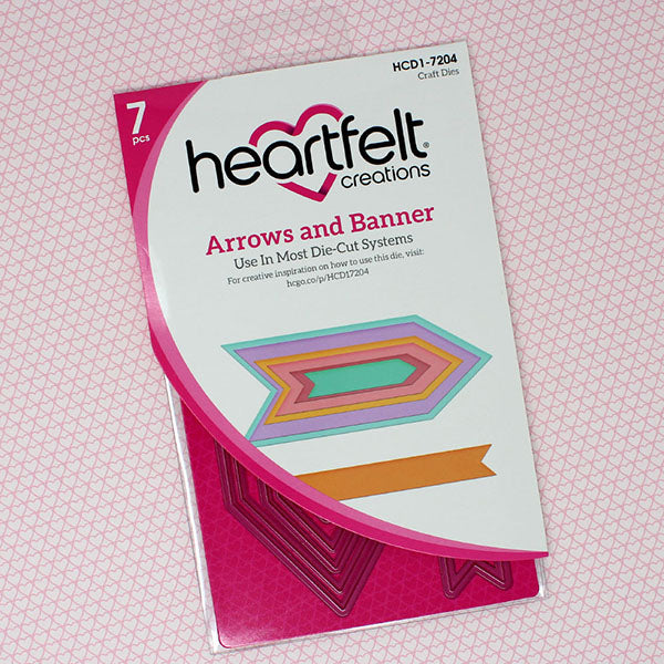 Heartfelt Creations, Arrows and Banner Die