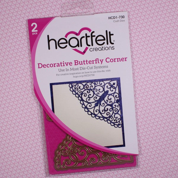 Heartfelt Creations, Decorative Butterfly Corner Die - Scrapbooking Fairies