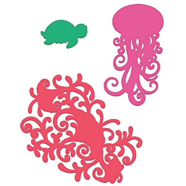 Heartfelt Creations, Under The Sea Coral Die