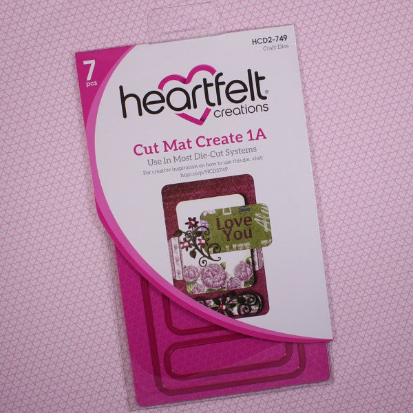 Heartfelt Creations Cut Mat Create Dies, 1A .75 To 5.75"
