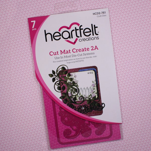 Heartfelt Creations Cut Mat Create Dies, 2A .875" To 4.25"