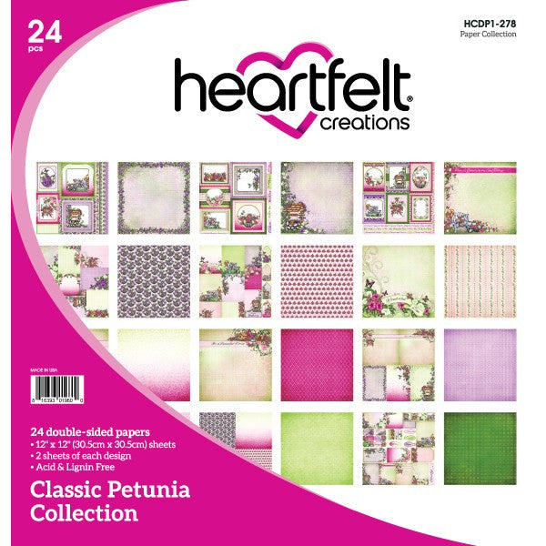 Heartfelt Creations, Classic Petunia Paper Collection - Scrapbooking Fairies