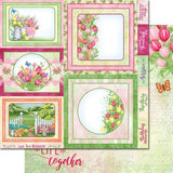 Heartfelt Creations, Double-Sided Paper Pad 12"X12" 24/Pkg, Tulip time Collection