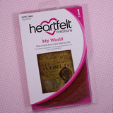 Heartfelt Creations, My World Cling Stamp Set - Scrapbooking Fairies