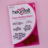 Heartfelt Creations, Classic Wedding Wishes Cling Stamp Set - Scrapbooking Fairies