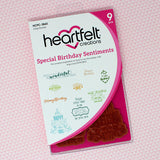 Heartfelt Creations, Special Birthday Sentiments Cling Stamp Set