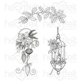 Heartfelt Creations, Candlelit Christmas Collection, Cling Rubber Stamp & Die Set Combo, Glow Of Christmas