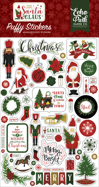 Echo Park, Puffy Stickers, Here Comes Santa Claus