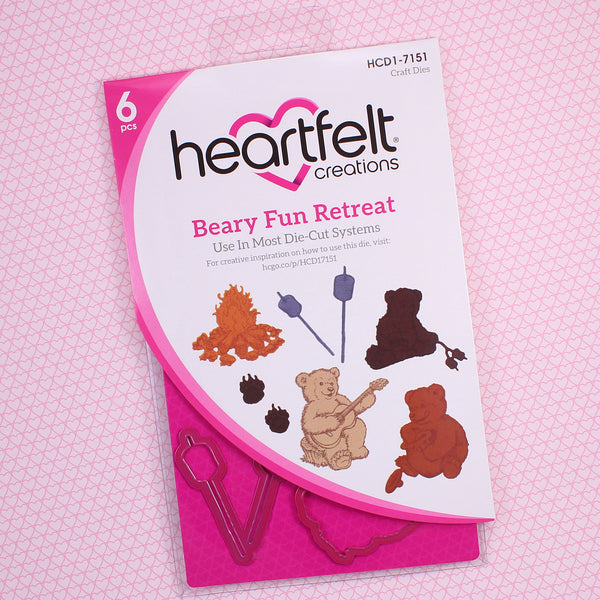 Heartfelt Creations, Die, Beary Fun Retreat - Scrapbooking Fairies