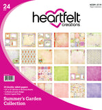 Heartfelt Creations Double-Sided Paper Pad 12"X12" 24/Pkg, Summer's Garden