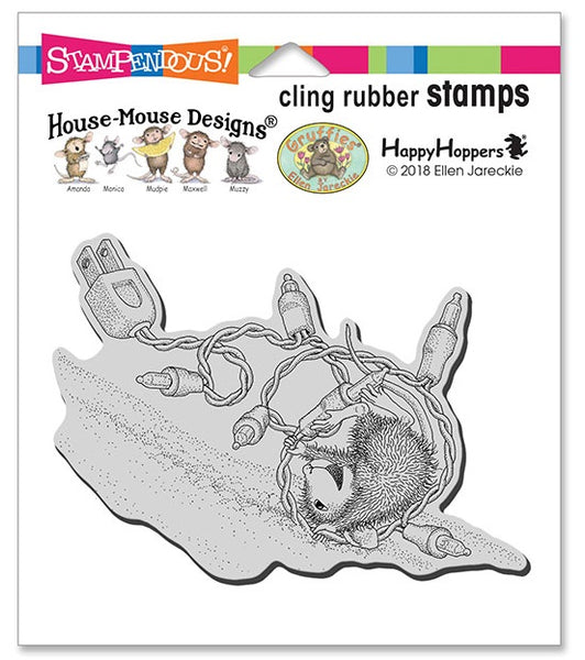 Stampendous House Mouse Cling Stamp, Tangle Tumble from Ellen Jareckle