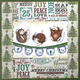 Stampendous House Mouse Cling Stamp, Jingle Jolly from Ellen Jareckle