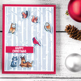Hero Arts Cling Stamps 4.5"X5.75", Birch Forest Background