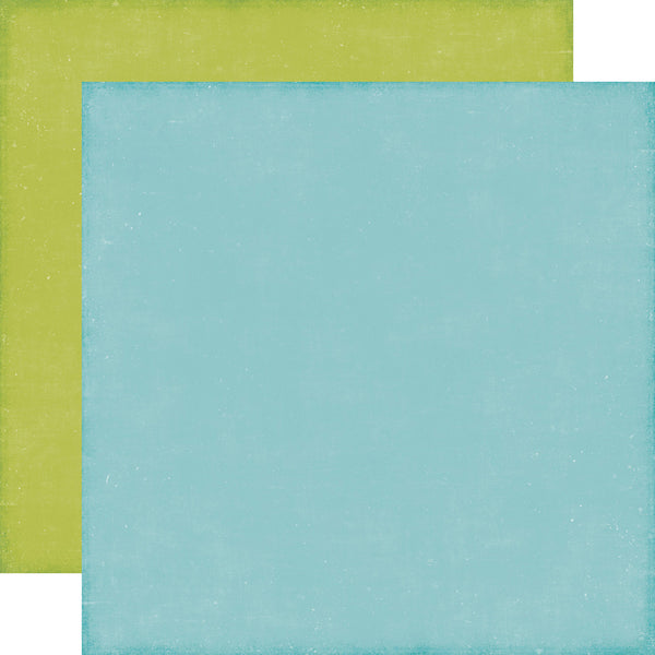 Echo Park Paper, Happy Summer, 12"x12" Double-Sided Cardstock, Blue/Green