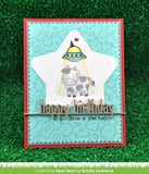 Lawn Fawn, Lawn Cuts Custom Craft Die, Happy Birthday Line Border