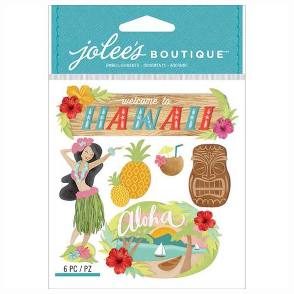 EK Success, Jolee's Boutique Dimensional Stickers, Hawaii