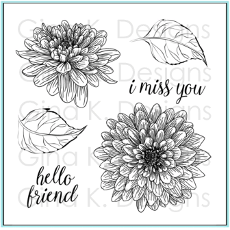 Gina K. Designs, Clear Stamps, Hello Friend