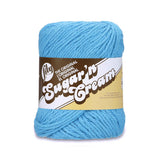 Lily Sugar'n Cream Yarn - Solids, Hot Blue (100% Cotton)