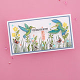 Spellbinders Clear Stamp Set By Bibi Cameron, Hummingbird Build A Scene (SDS-183)