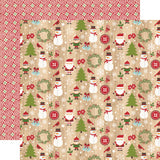 I Love Christmas, Double-Sided Cardstock 12"X12", Here Comes Santa