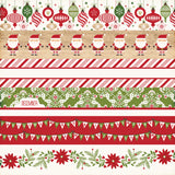 I Love Christmas, Double-Sided Cardstock 12"X12", Border Strips