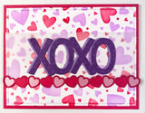 Lawn Cuts Custom Craft Die, Valentine Hearts Border (LF2736)