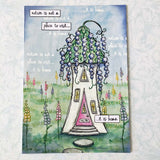 PaperArtsy, E³ Kay Carley EKC40, Cling Stamps (A5 set, trimmed, on EZ)