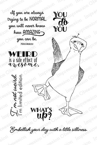 Impression Obsession, Blue Footed, Clear Stamps