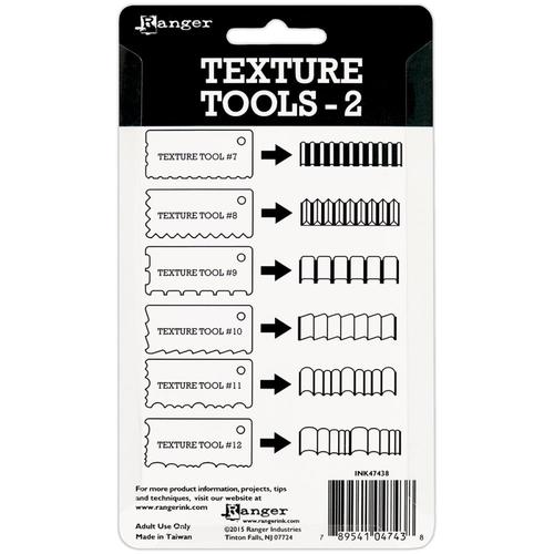 Ranger Texture Tools #2, 6/Pkg