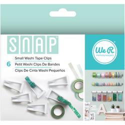 We R Memory Keepers, Snap Storage Washi Tape Clips 6/Pkg, Small - Scrapbooking Fairies
