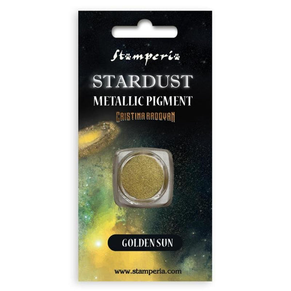 Stamperia, Stardust Metallic Pigment 0.5gr, Golden Sun