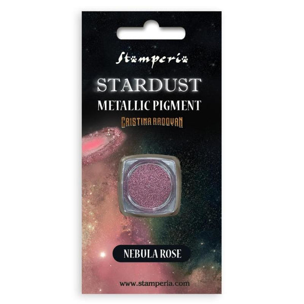 Stamperia, Stardust Metallic Pigment 0.5gr, Nebula Rose