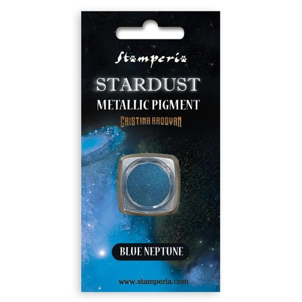 Stamperia, Stardust Metallic Pigment 0.5gr, Blue Neptune