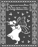 Stamperia Stencil 7.87"X9.84", Once Upon A Time, Winter Tales