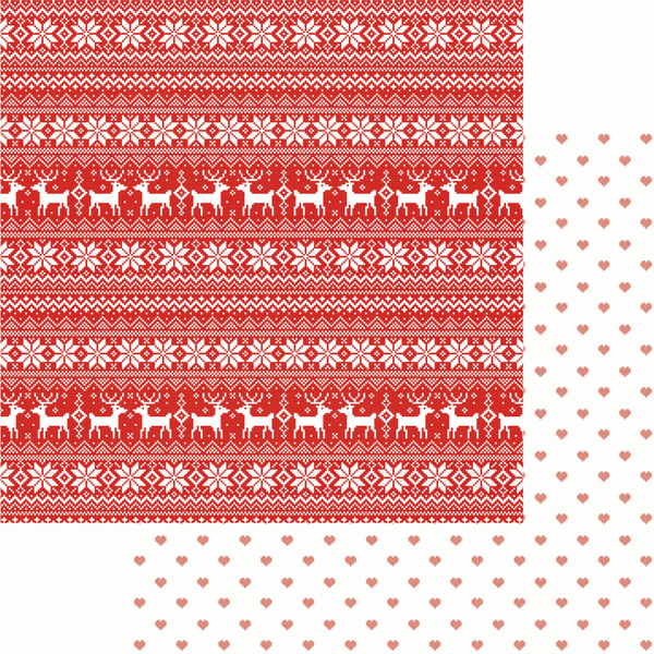 Kaisercraft, North Pole Collection, Double-Sided Cardstock 12"X12", Sweater