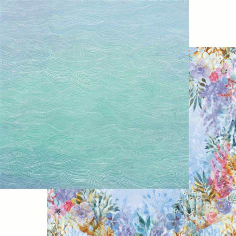 Kaisercraft, Mermaid Tails Collection, Double-Sided Paper 12"X12", Ripples