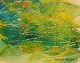 Stencil Girl, Clustered Leaves, 9"x12" Stencil, Designed by Cecilia Swatton