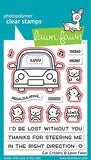 Lawn Fawn Clear Stamps 3"X4", Car Critters