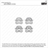 Lawn Fawn Clear Stamps 3"X4", Car Critters